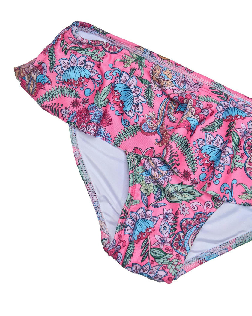 Girls Frill Bikini Set – Triangle Top & Frill Detail (Liberty)