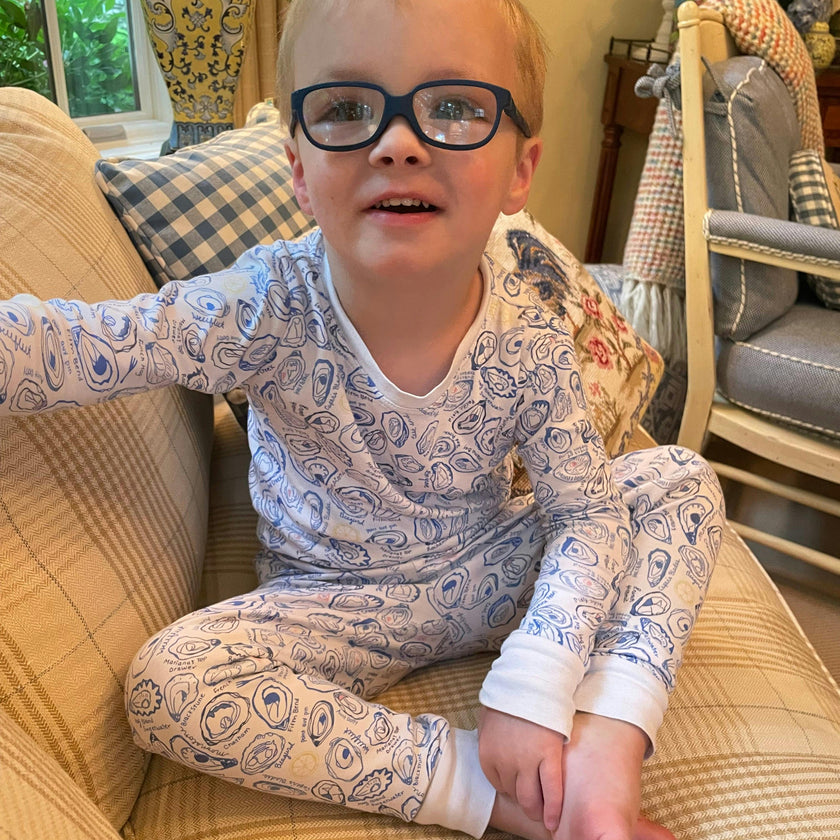Oysters Two Piece Kids Pajamas