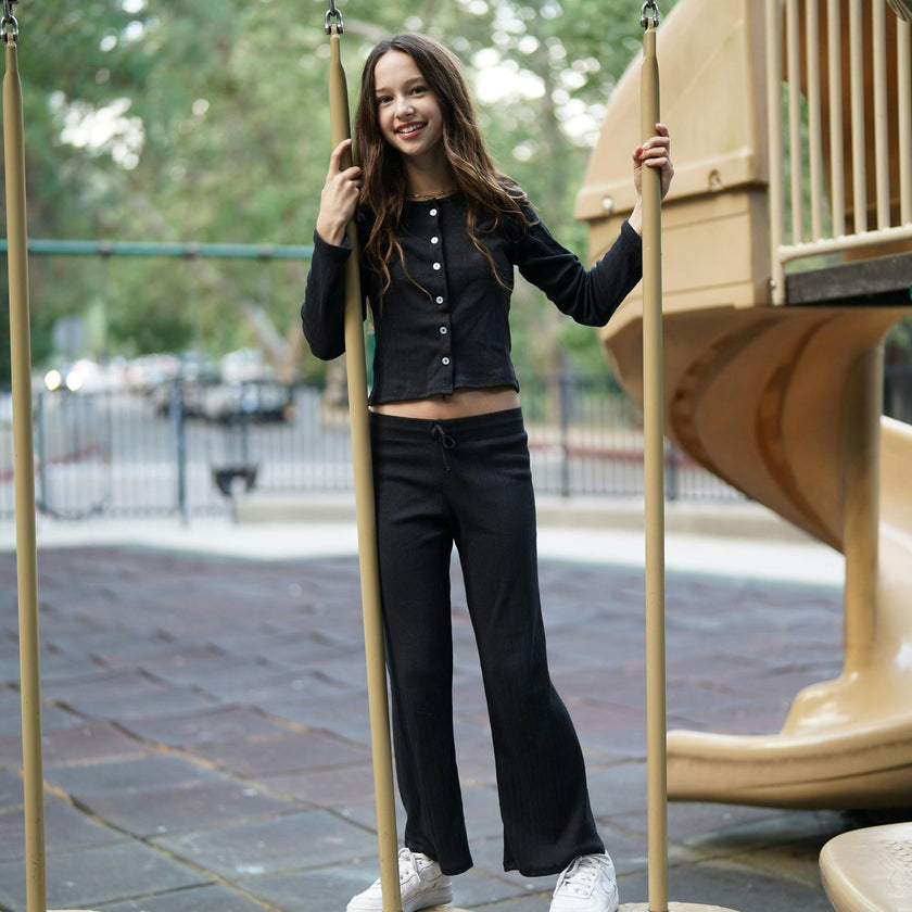Girls Pointelle Lounge Pants