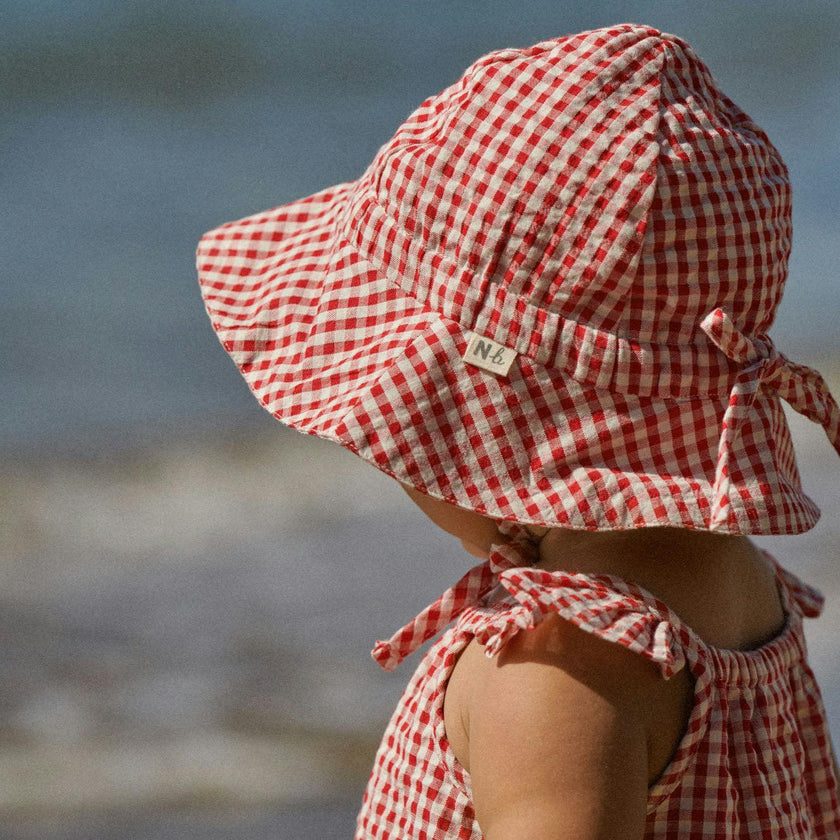 Gingham Sunhat