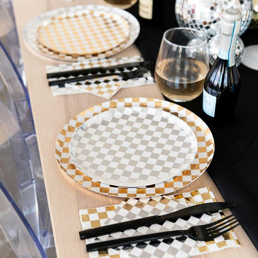 Check It! Gold Clash Large Napkins