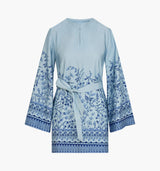 The Magnolia Tunic - Cornflower Wildflower Field