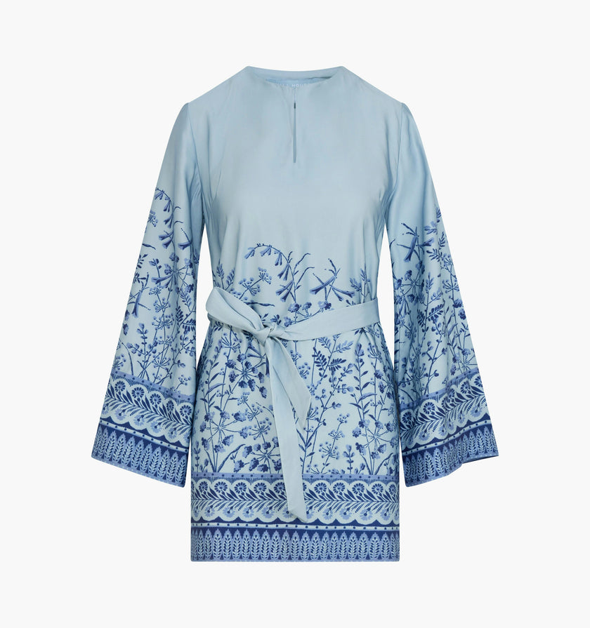 The Magnolia Tunic - Cornflower Wildflower Field