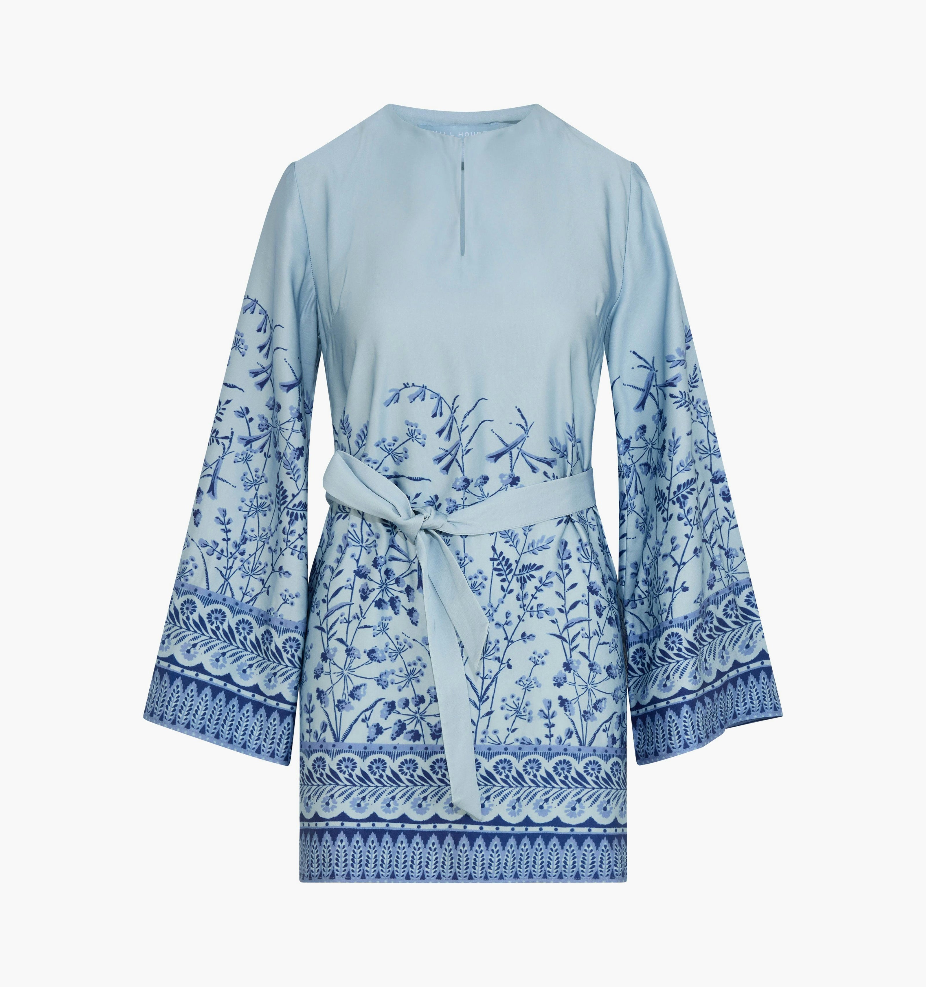 The Magnolia Tunic - Cornflower Wildflower Field