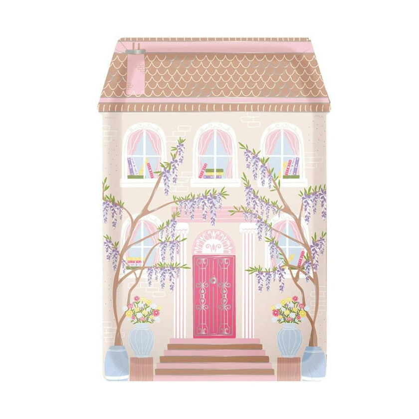 Book Club House Die-Cut Dinner Plates