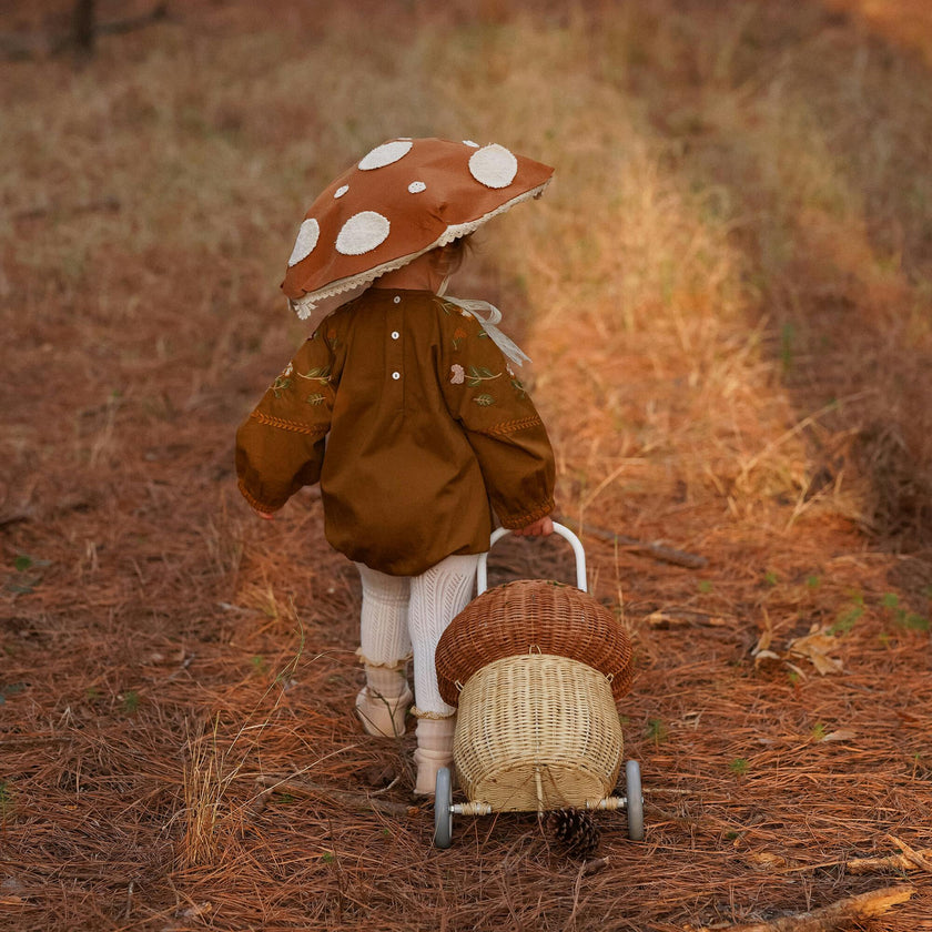Mushroom Rattan Luggy