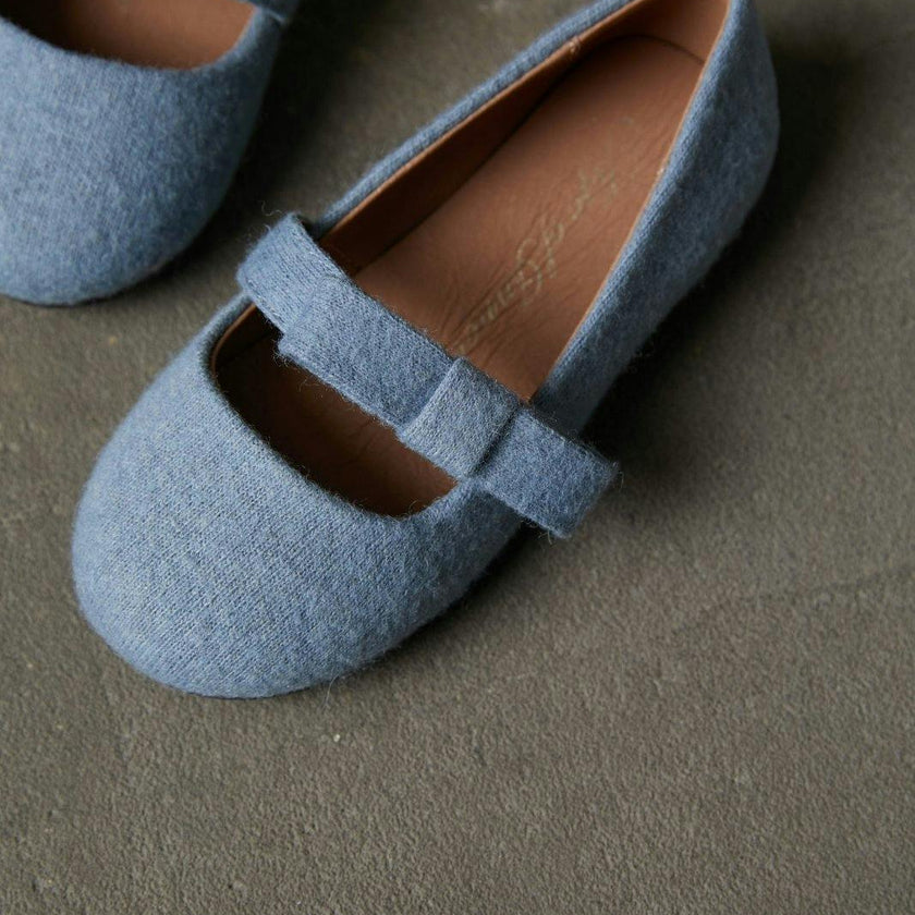 Mia Wool Ballet Flats