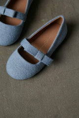 Mia Wool Ballet Flats