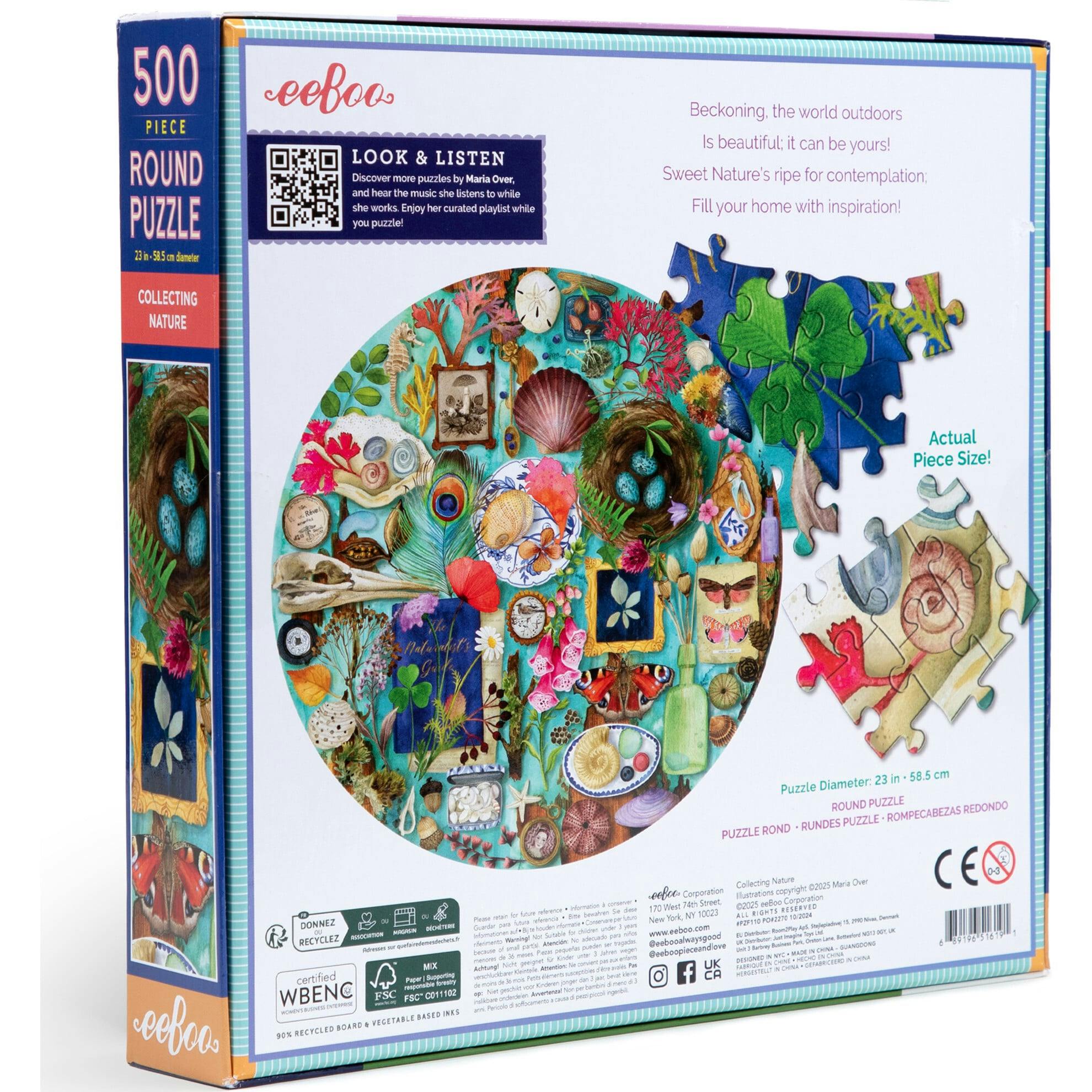 Piece&Love: Collecting Nature - 500 pc Puzzle