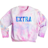 Extra Tie Dye Sweat Shirt, Pink