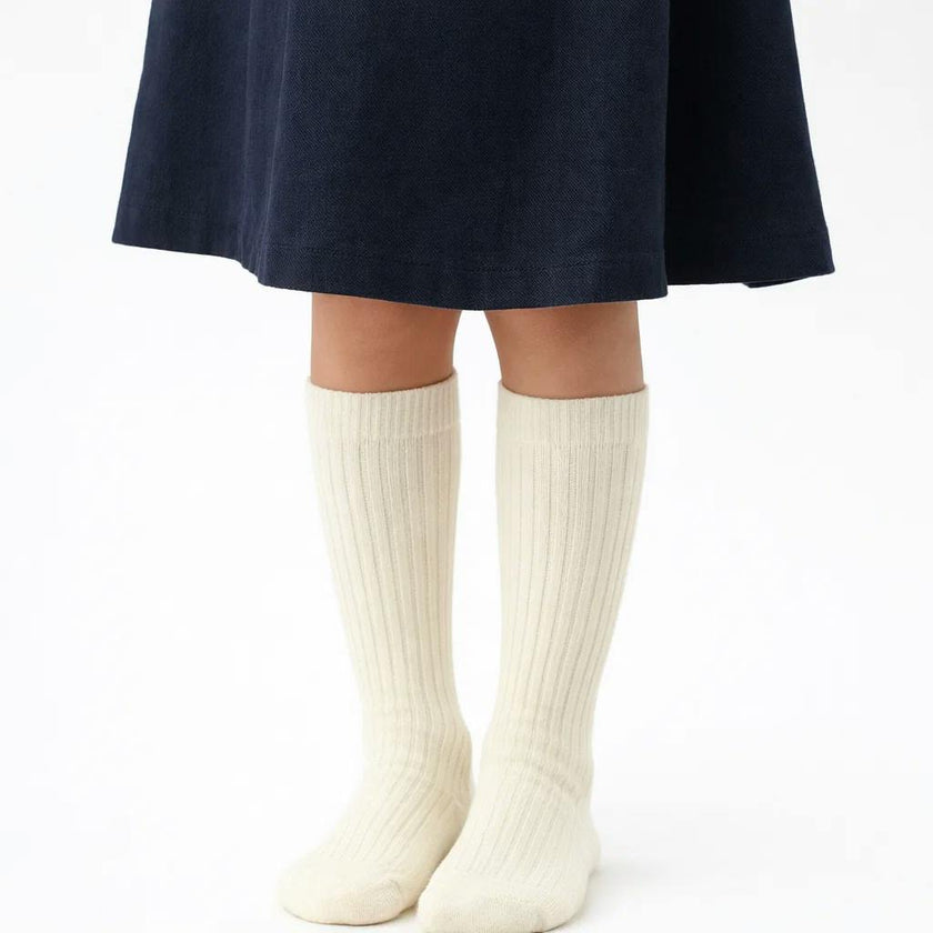 Girls Ribbed Knee Sock 3 pack