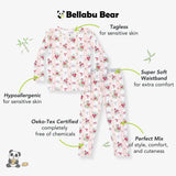 Floral Stripes Bamboo Kids Pajamas