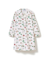 Girl's Twill Lola Nightgown in North Pole Chronicles