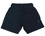 Kids Sweat Shorts - Navy Bolt