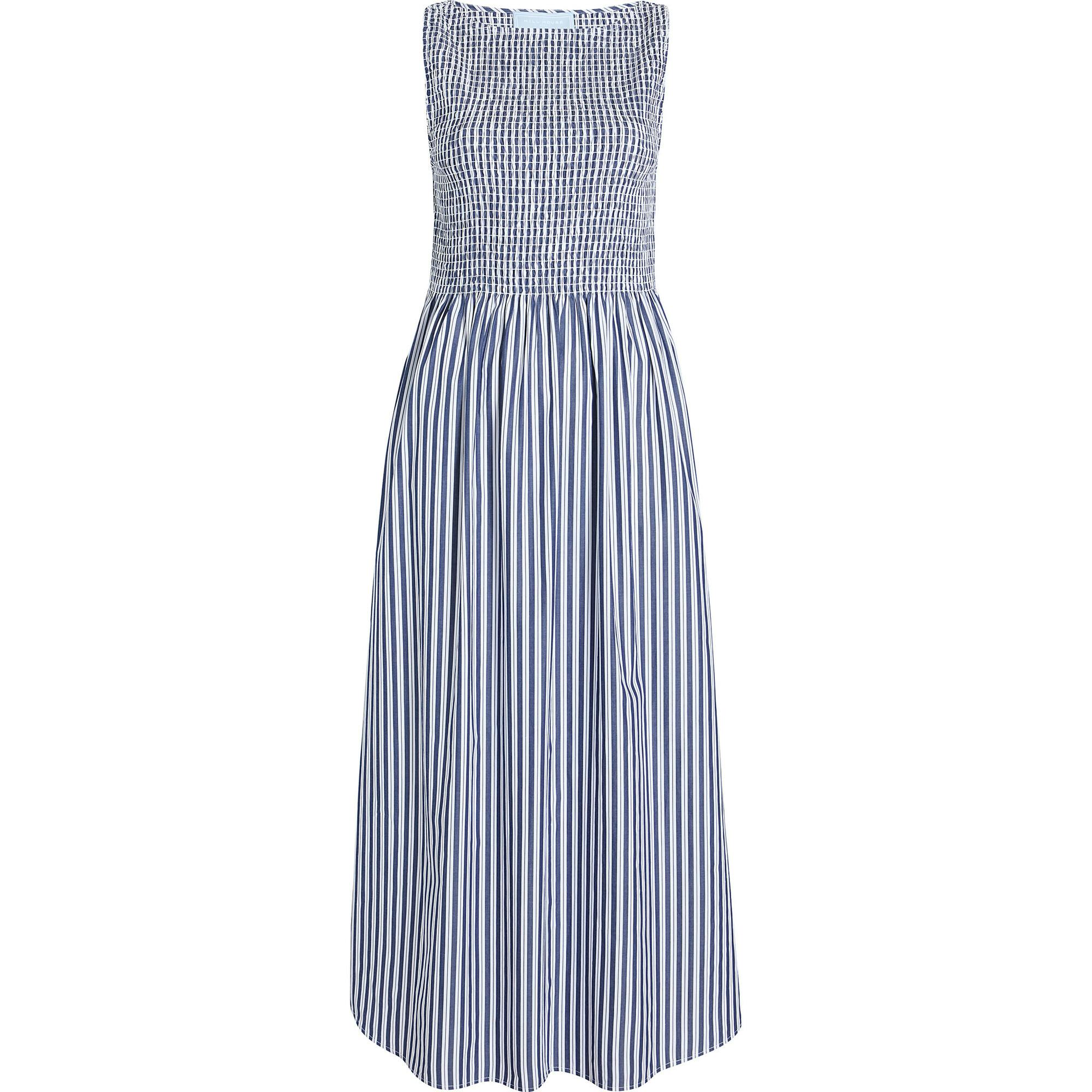 The Cosima Nap Dress - Navy Stripe
