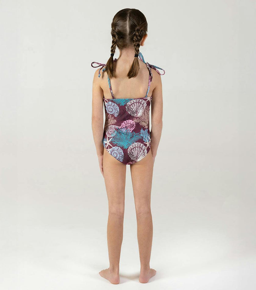 vivi one piece burgundy corals