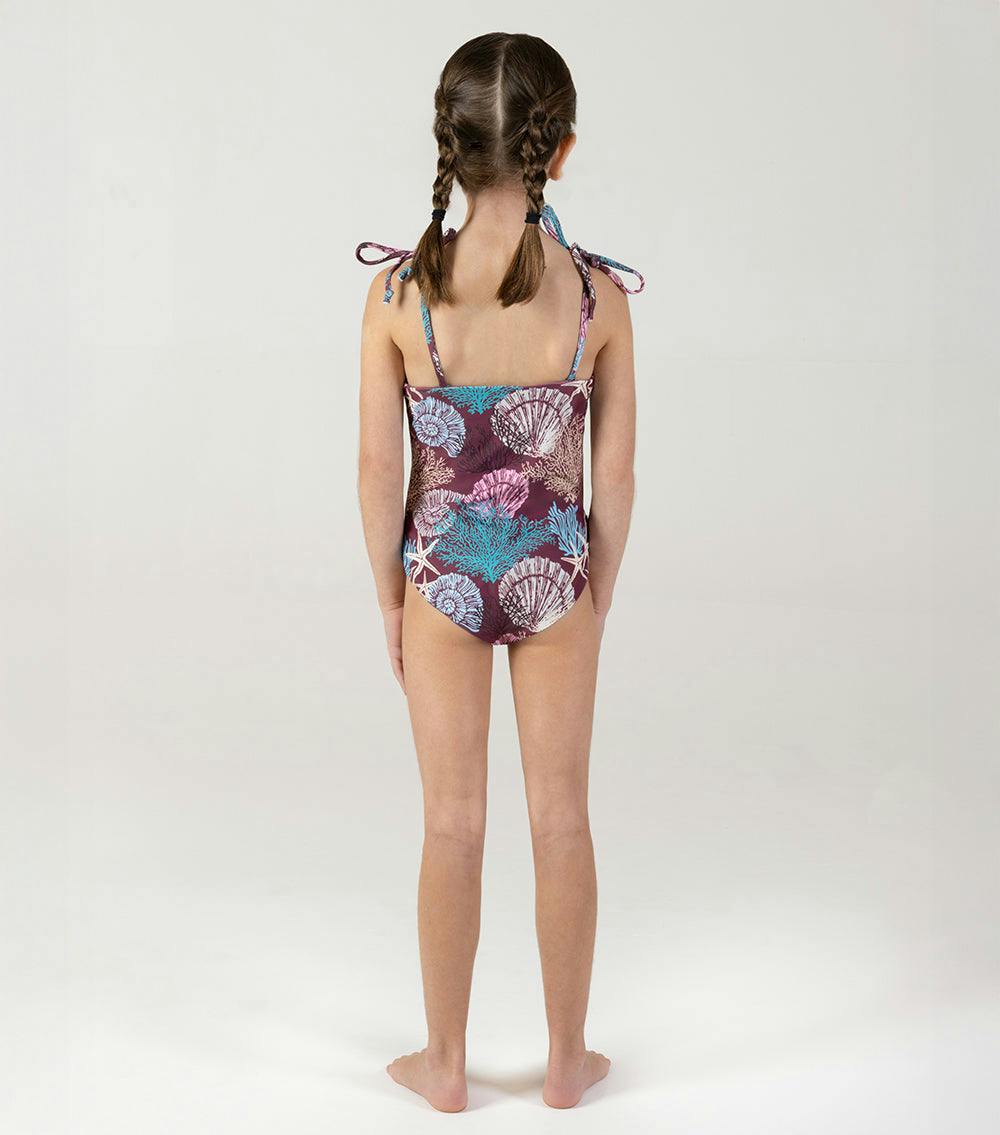 vivi one piece burgundy corals
