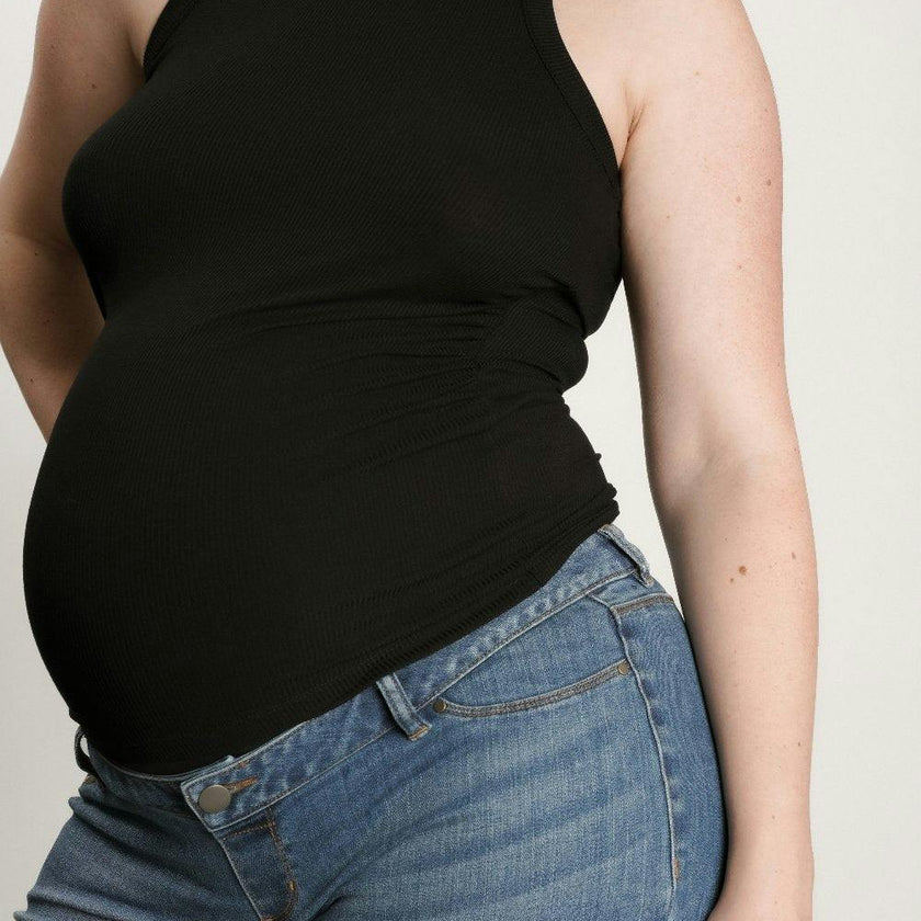 Women's The Ribbed Ruched Maternity Tank