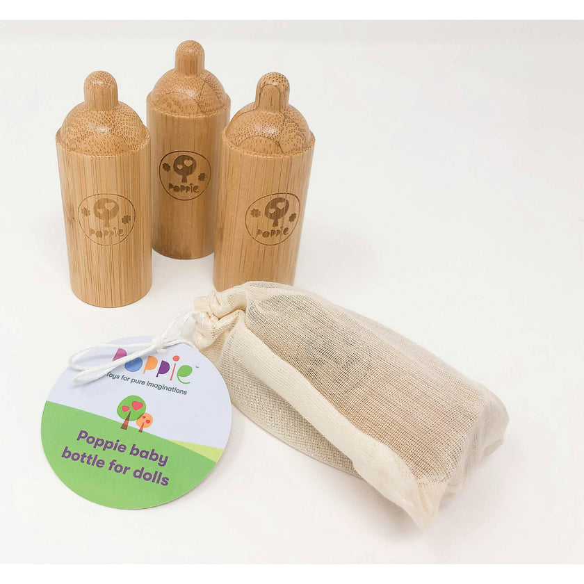 Poppie Bamboo Doll Baby Bottle