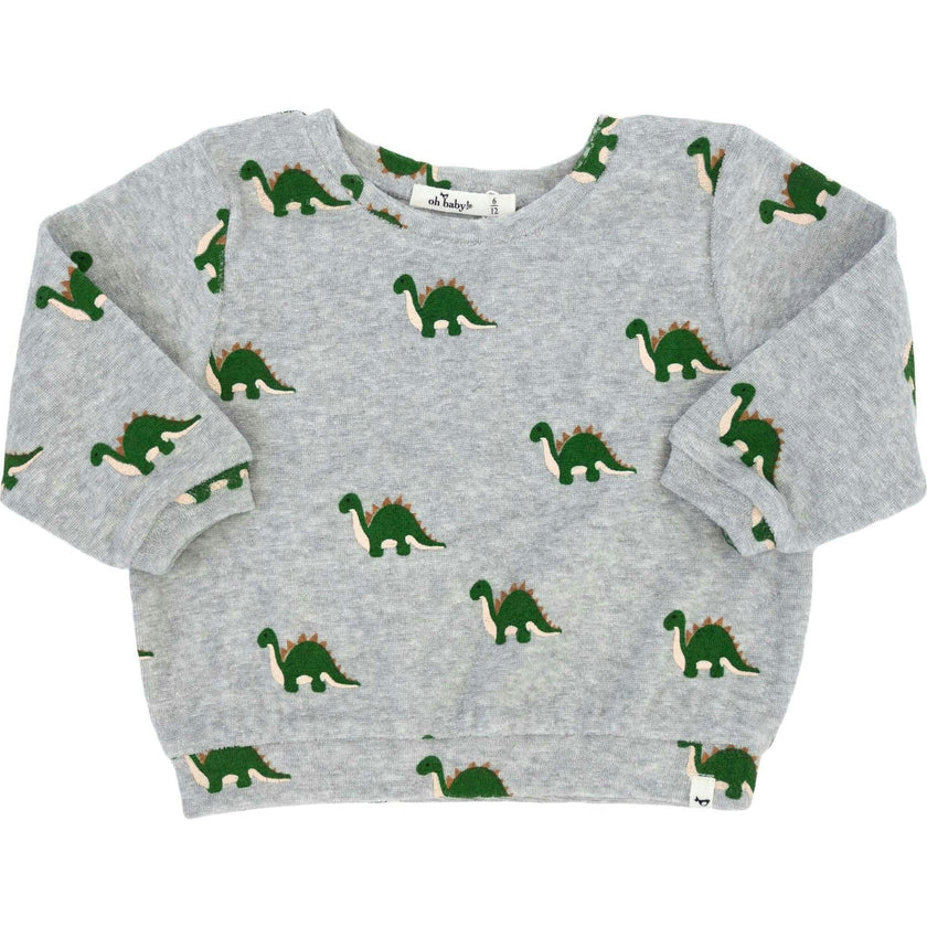 Print Brooklyn Cotton Terry Boxy