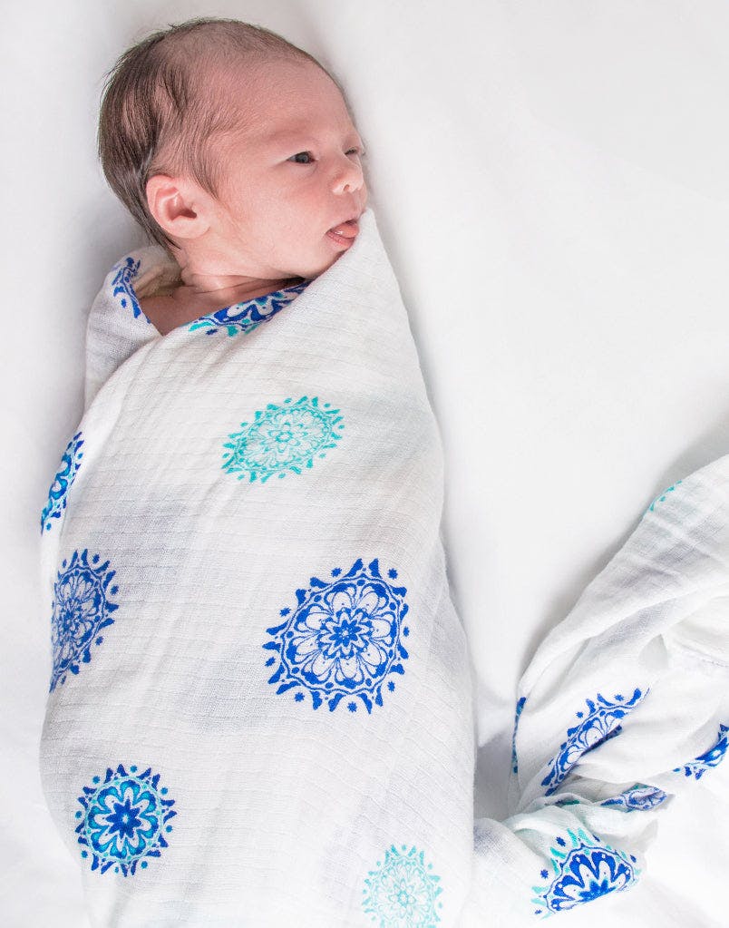 Organic Cotton Muslin Swaddle