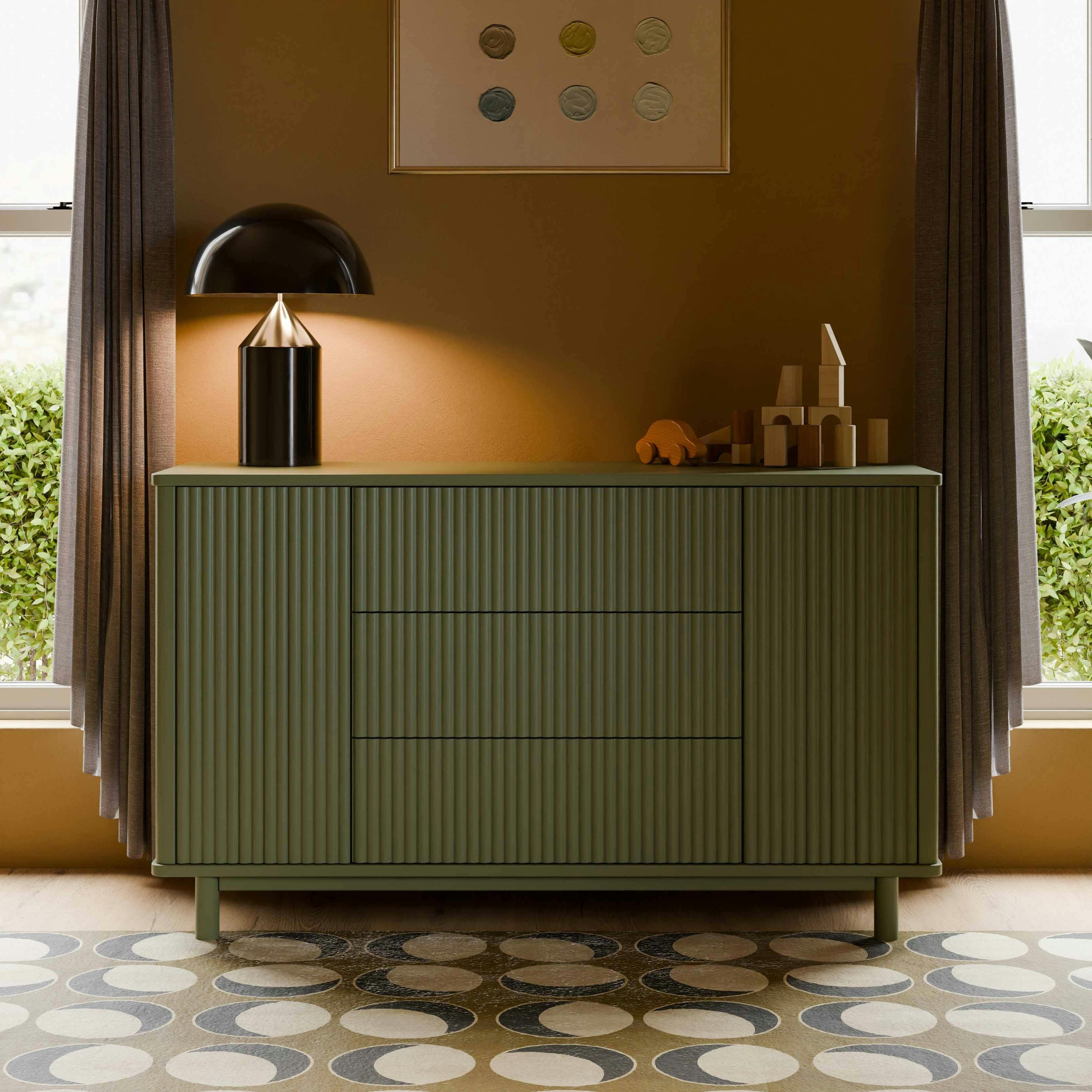Pogo Tambour Extra Wide Assembled Dresser (58