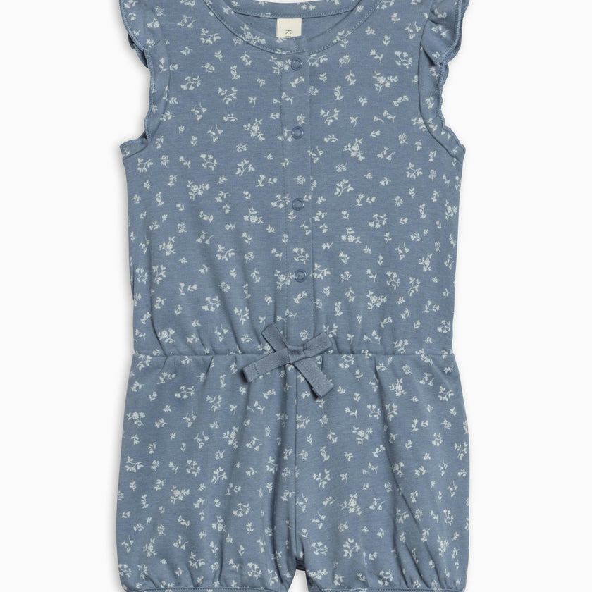 Amelia Romper - Isla Floral / Sea + Ivory