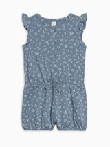 Amelia Romper - Isla Floral / Sea + Ivory