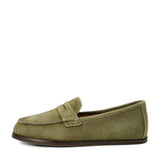 Ryan Suede Grosgrain Ribbon Trim Loafers