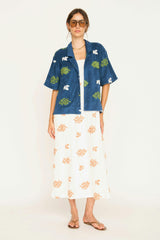 Brisbane Terry Dress in Mesa Fig