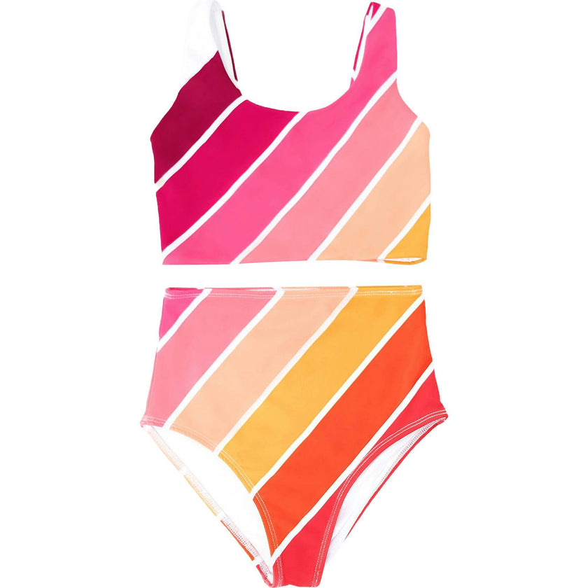 Sunset Beach Rainbow Two Piece Tank