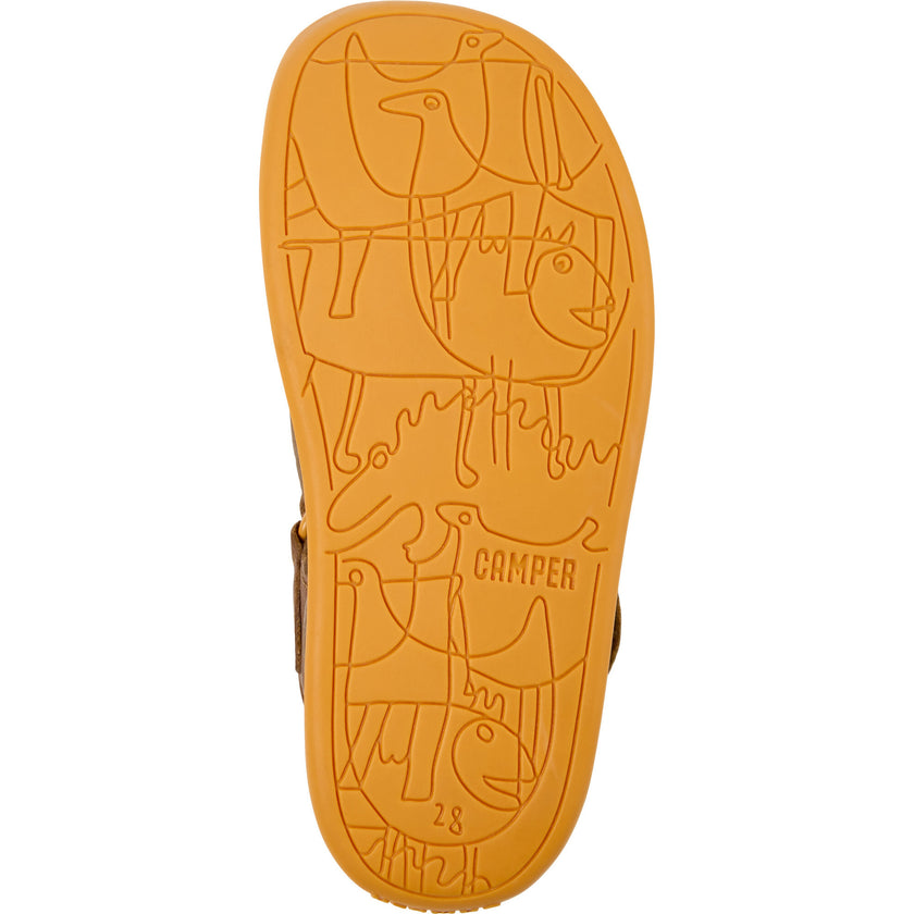 Bicho Leather Sandals, Brown