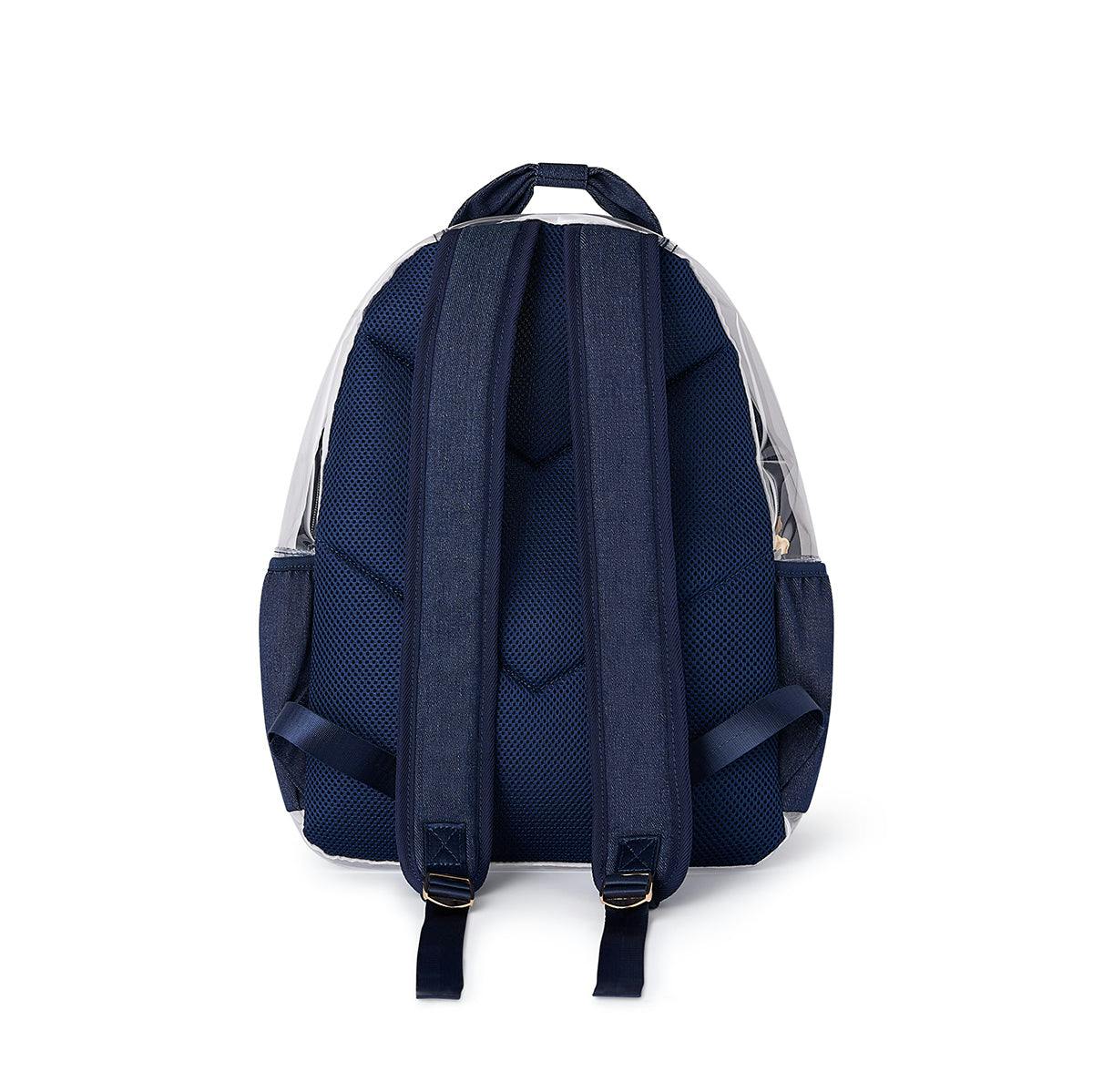Denim and Gems Clear Backpack
