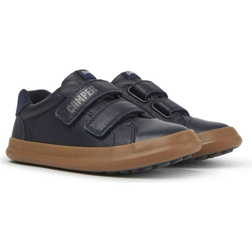 Kids Pursuit Leather Sneaker, Blue