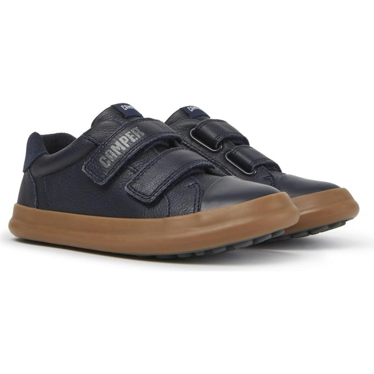 Kids Pursuit Leather Sneaker, Blue
