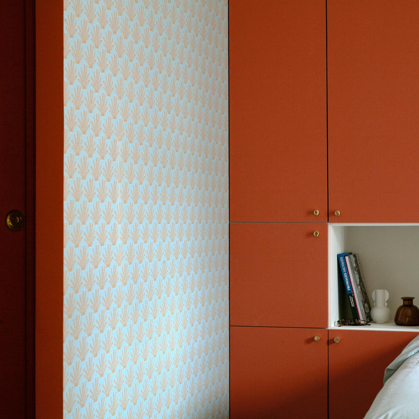 Papier peint MARACAS coloris Caramel