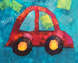 Car Print 11x14 Horizontal Frame