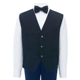 Navy Benito Vest Outfit Set