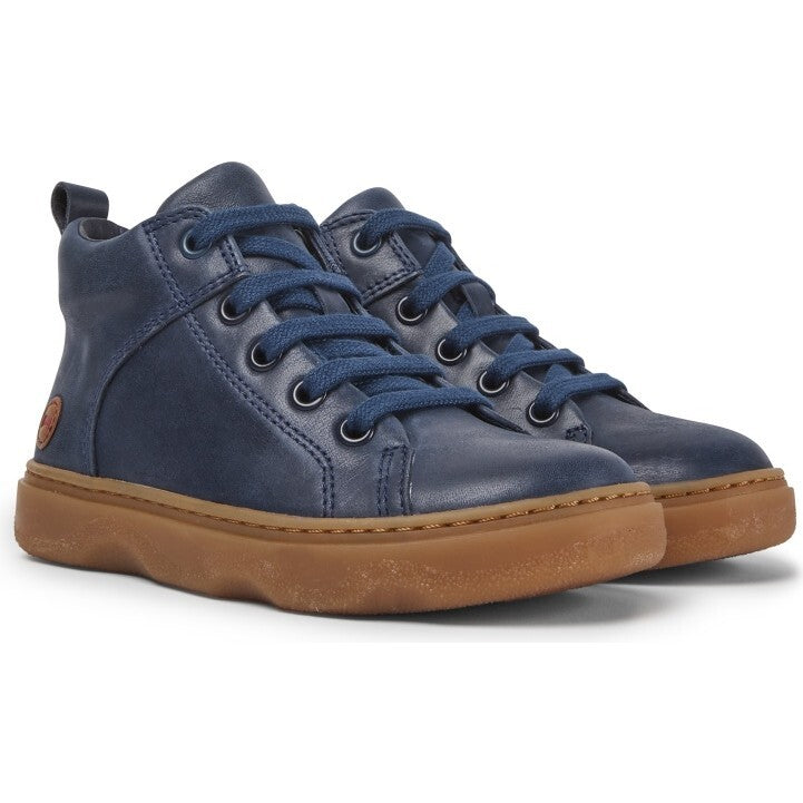 Kids Kido Leather Boot, Blue