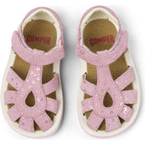 Bicho Leather First Walker Sandals, Pink