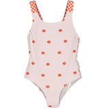 Textured Lips Swimsuit, Prints
