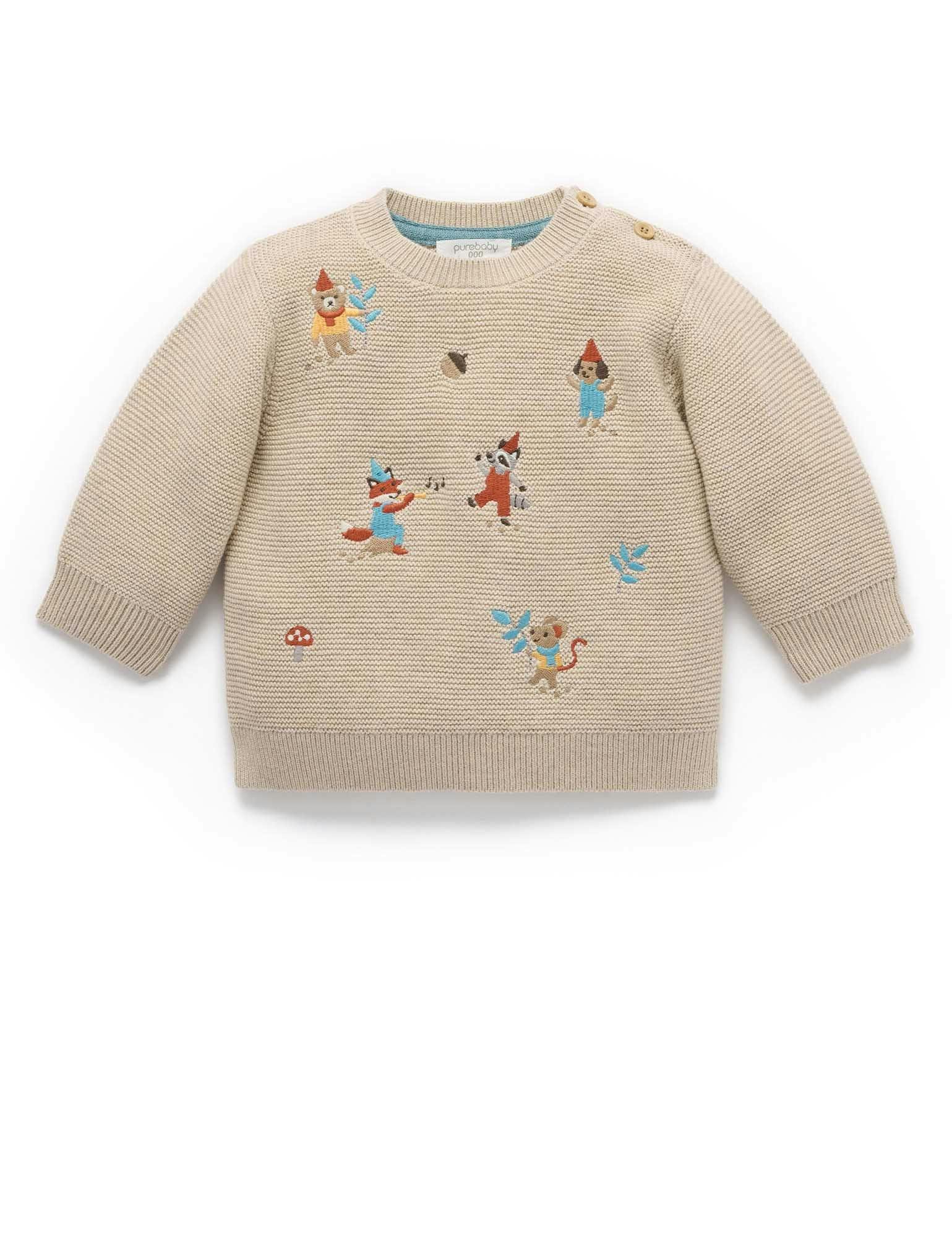 Woodland Jumper Oatmeal Melange