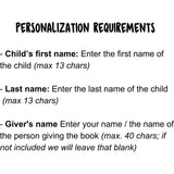 Letters, Numbers & Me (personalized Eary Learning Book)