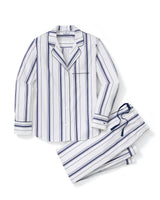Women's Poplin Pajama Set in Parlor Stripe