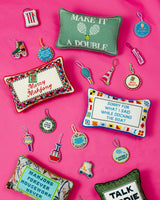 Make It A Double Needlepoint Pillow