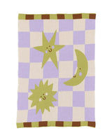 Moon + Stars Knit Mini Blanket