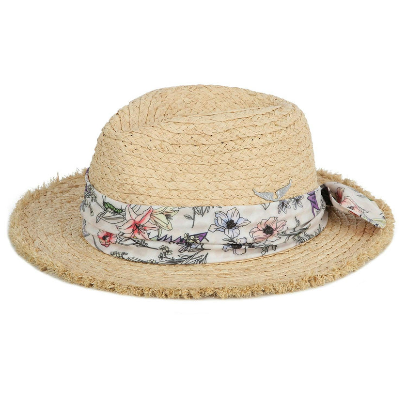Floral Band Sun Hat