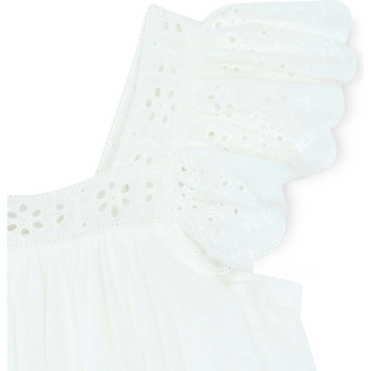 BONTON Embroidered Voile Laura Dress
