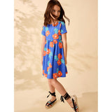 Twist Back Ballet Dress, Rock Rose