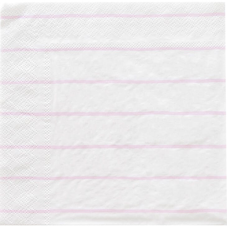 Lilac Frenchie Striped Large Napkins